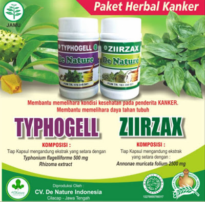 Obat Kanker Herbal Kapsul Ziirzax dan Typhogell Asli De Nature Di Kabupaten Lampung Timur, Onat Kanker De Nature, Obat Kanker Herbal, Sirsak, keladi tikus